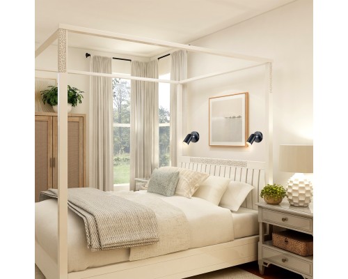 Настенный светильник Escada 696/1A E14*40W Black/Chrome