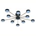 Светильник на штанге 120008/10R GX53*15W Black/Gold