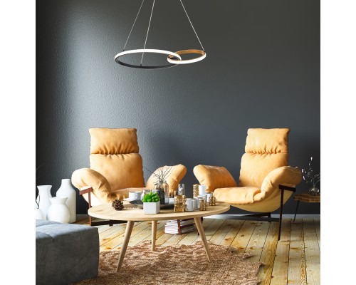 Подвесной светильник Escada 10230/2 LED*55W Black/Gold