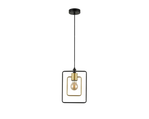 Подвесной светильник Escada 1165/1S E27*40W Black/Gold