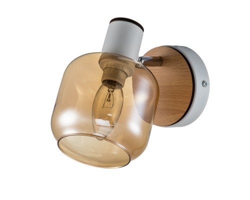 Спот Escada 10177/1A E14*40W White/Chrome/Wood