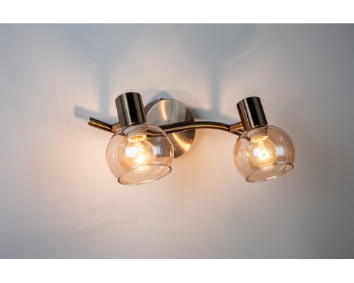 Настенный светильник Escada 662/2A E14*60W Antique brass