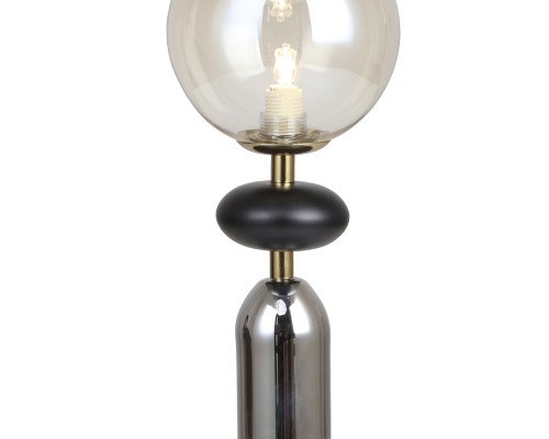 Настольный светильник Escada 2102/1 G9*40W Black/Amber/Smoke