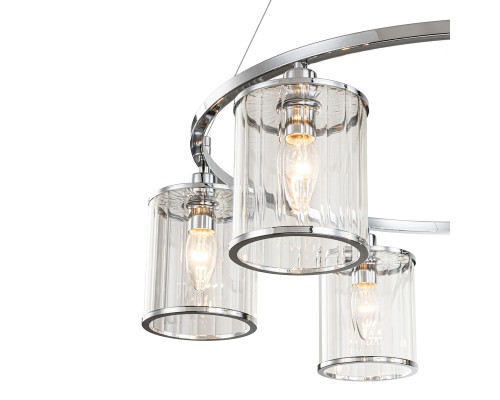 Подвесной светильник 13022/6P Chrome