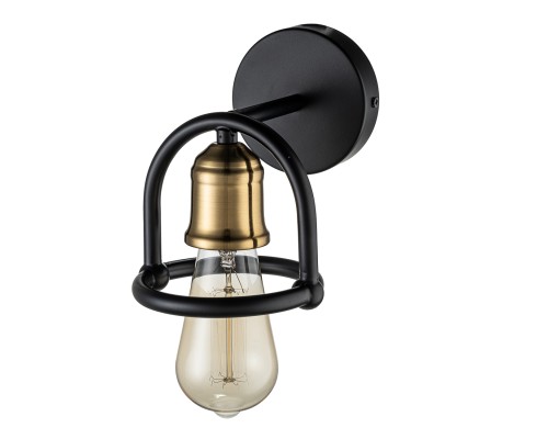 Настенный светильник Escada 659/1A E27*40W Black/Brass