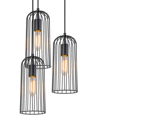 Подвесной светильник Escada 10198/6 E27*60W Black