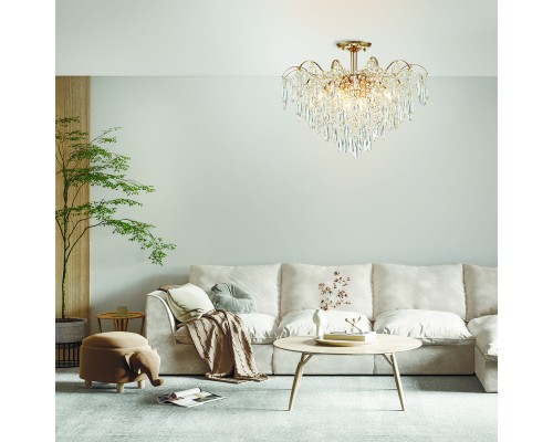 Светильник на штанге Escada 1124/8PL E14*40W Gold