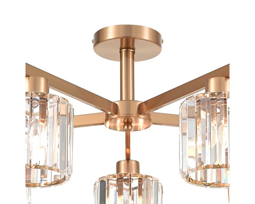 Потолочный светильник Escada 692/5P E27*60W Сopper