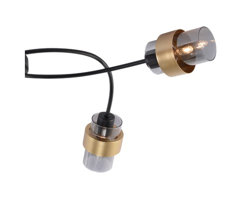 Потолочный светильник Escada 1139/5P E14*40W Black/Gold