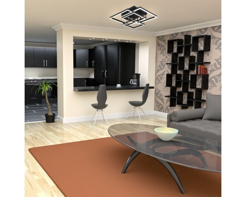 Потолочный светильник Escada 10229/4 LED*120W Black