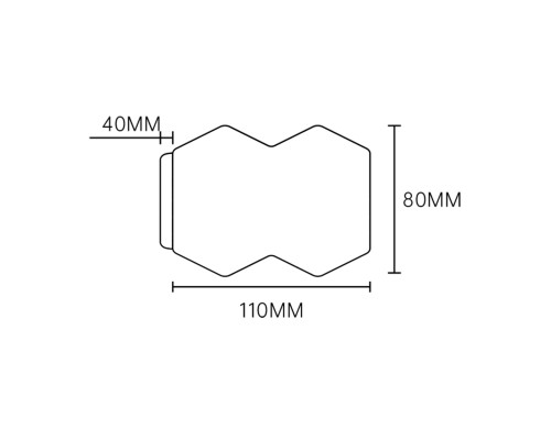 Настенный светильник Escada 30004W/01 LED*4W IP54 Black