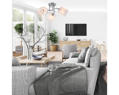 Потолочный светильник Escada 1105/3PL E27*40W Chrome