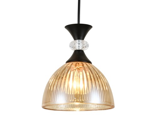 Подвесной светильник Escada 1112/1S E14*40W Black/Amber