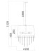 Подвесной светильник Escada 652/3S E27*60W White