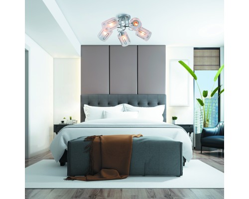 Потолочный светильник Escada 1120/5PL E27*40W Chrome