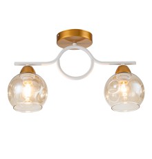 Потолочный светильник Escada 1100/2P E27*60W Gold/White