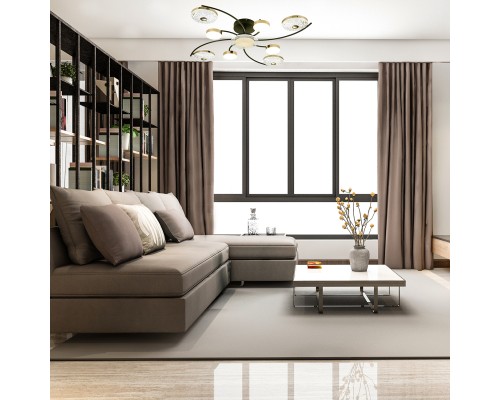 Потолочный светильник Escada 10208/8 LED*110W Black/Gold