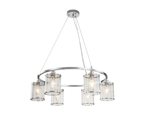 Подвесной светильник 13022/6P Chrome