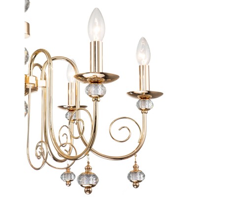 Подвесной светильник Escada 678/6PL E14*40W Gold