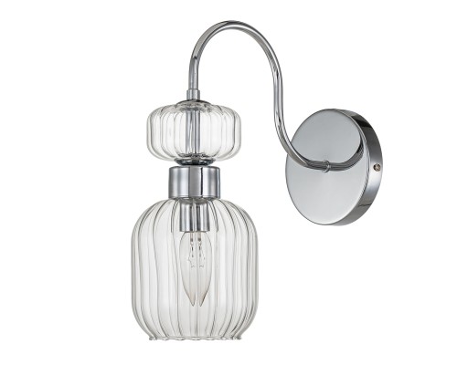 Настенный светильник Escada 1141/1A E14*60W Chrome/Clear