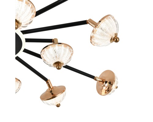 Потолочный светильник Escada 630/A LED*110W Black/Gold
