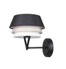 Настенный светильник Escada 10187/1A E27*60W Black/Beige/White