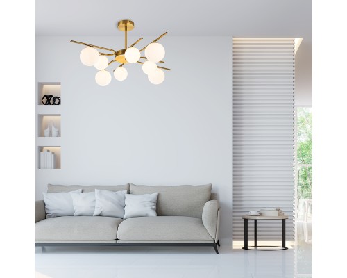 Светильник на штанге Escada 642/8P G9*40W Brass