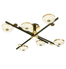 Потолочный светильник Escada 10219/6 LED*78W Black/Gold
