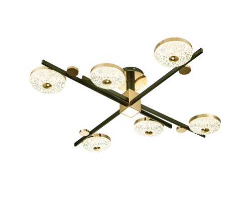 Потолочный светильник Escada 10219/6 LED*78W Black/Gold