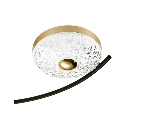 Потолочный светильник Escada 10208/8 LED*110W Black/Gold