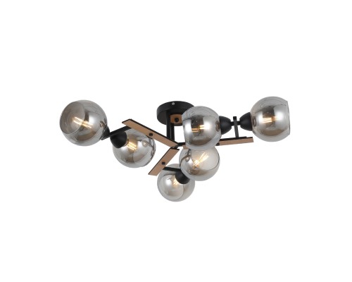 Светильник на штанге Escada 1102/6P E27*60W Black