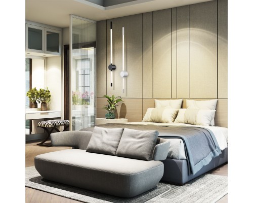 Настенный светильник 14008/1W Black