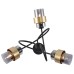 Потолочный светильник Escada 1139/3P E14*40W Black/Gold