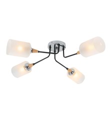 Потолочный светильник Escada 2101/4P E27*60W Black/Chrome