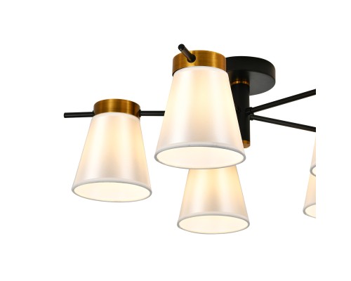 Светильник на штанге 120005/5R E14*40W Black/Gold