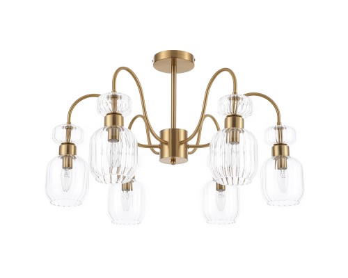 Светильник на штанге Escada 1141/6PL E14*60W Antigue copper/Clear