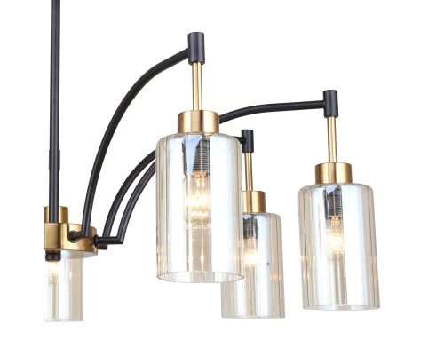 Светильник на штанге Escada 1166/7P E14*40W Brass/Black