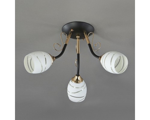 Люстра CAMILA 1112/3P 3хЕ27х60W черн ESCADA