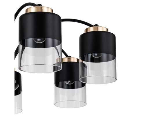 Светильник на штанге Escada 2121/7P E27*40W Black/Gold