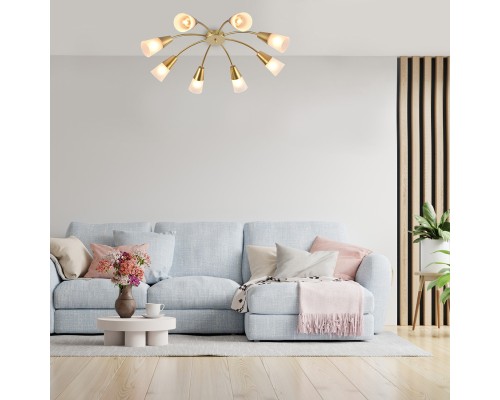 Потолочный светильник Escada 1100/8P Е14*40W Gold