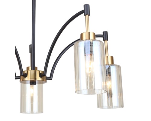 Светильник на штанге Escada 1166/5P E14*40W Brass/Black