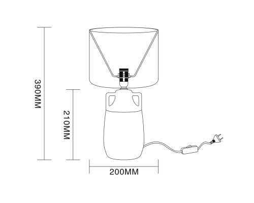 Настольный светильник Escada 10201/L E27*40W Beige
