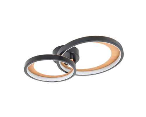 Потолочный светильник Escada 10265/2 LED*48W Black/Wood