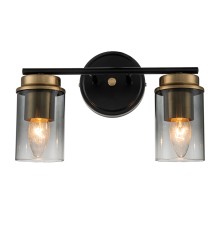 Настенный светильник Escada 2118/2A E14*40W Black/Brass