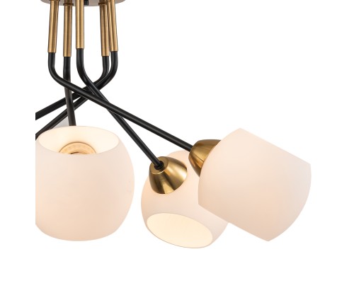 Светильник на штанге Escada 2113/5P E27*40W Copper/Black