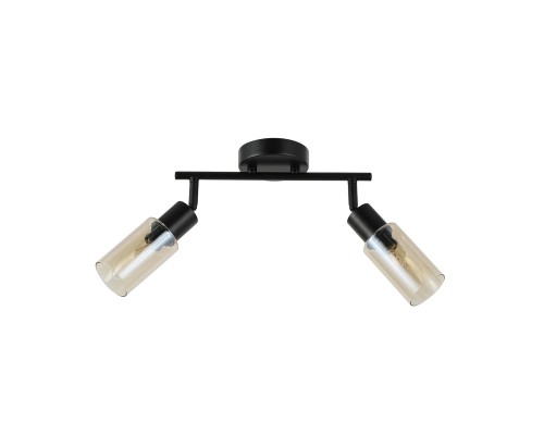 Настенно-потолочный свет Escada 10172/2A E14*40W Black/Amber