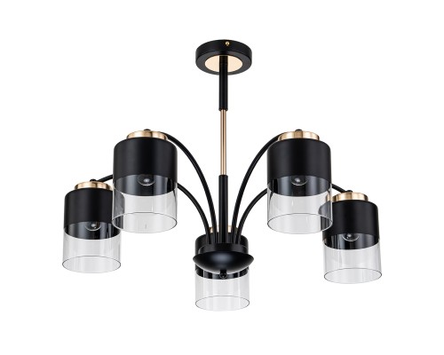 Светильник на штанге Escada 2121/5P E27*40W Black/Gold