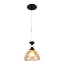 Подвесной светильник Escada 1112/1S E14*40W Black/Amber