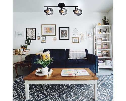 Настенно-потолочный свет Escada 689/3P E14*40W Black