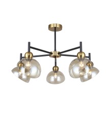 Светильник на штанге Escada 2109/5P E14*40W Black/Brass